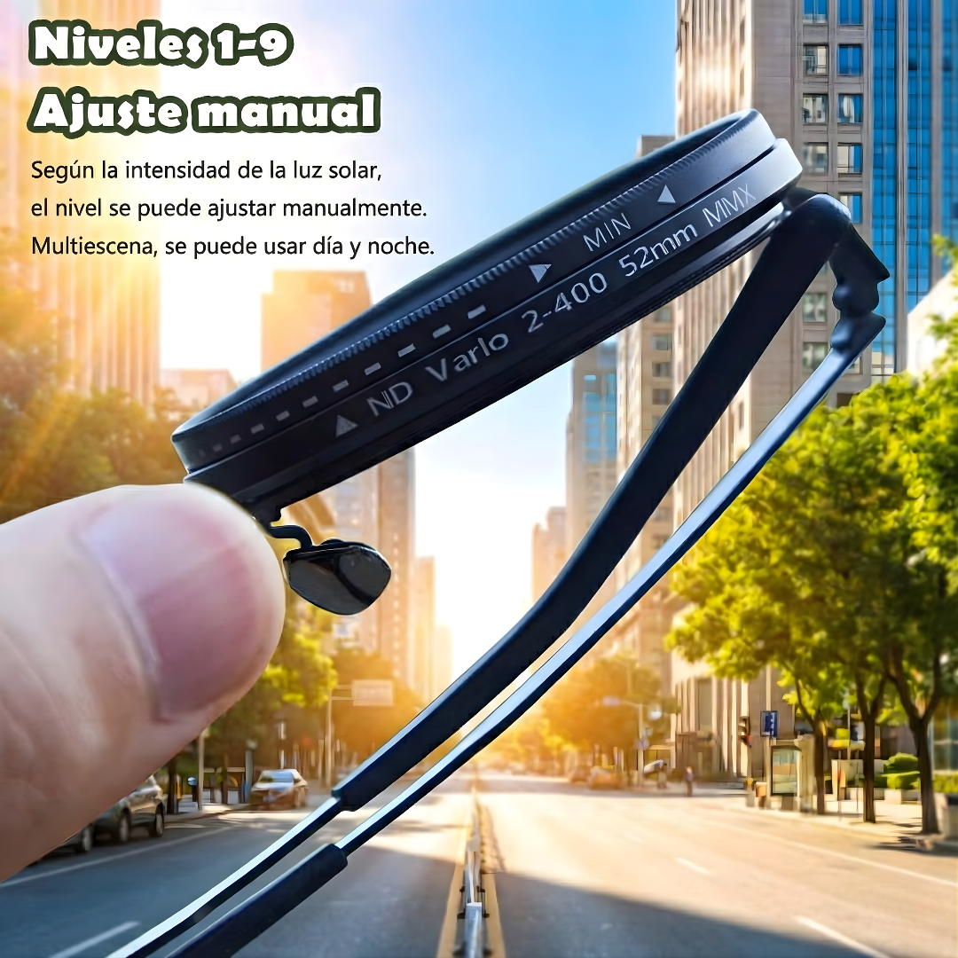 Gafas Retro de Polarización Ajustable