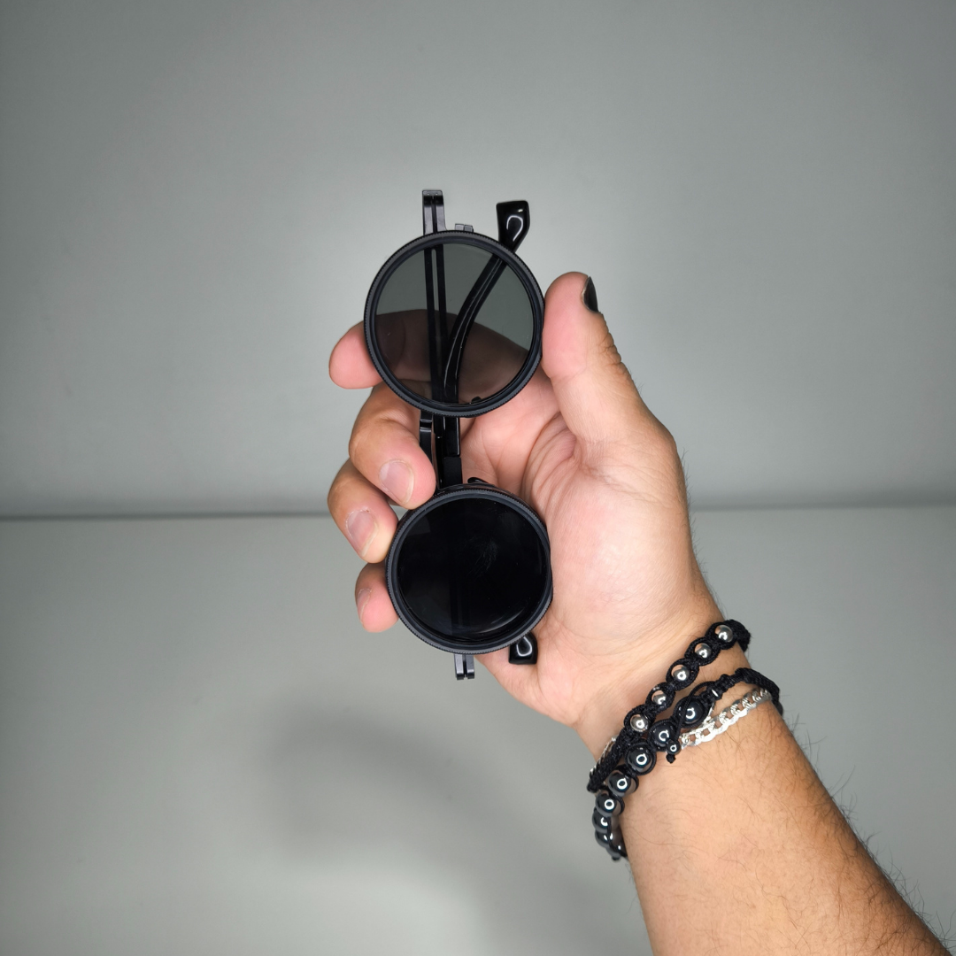 Gafas Retro de Polarización Ajustable