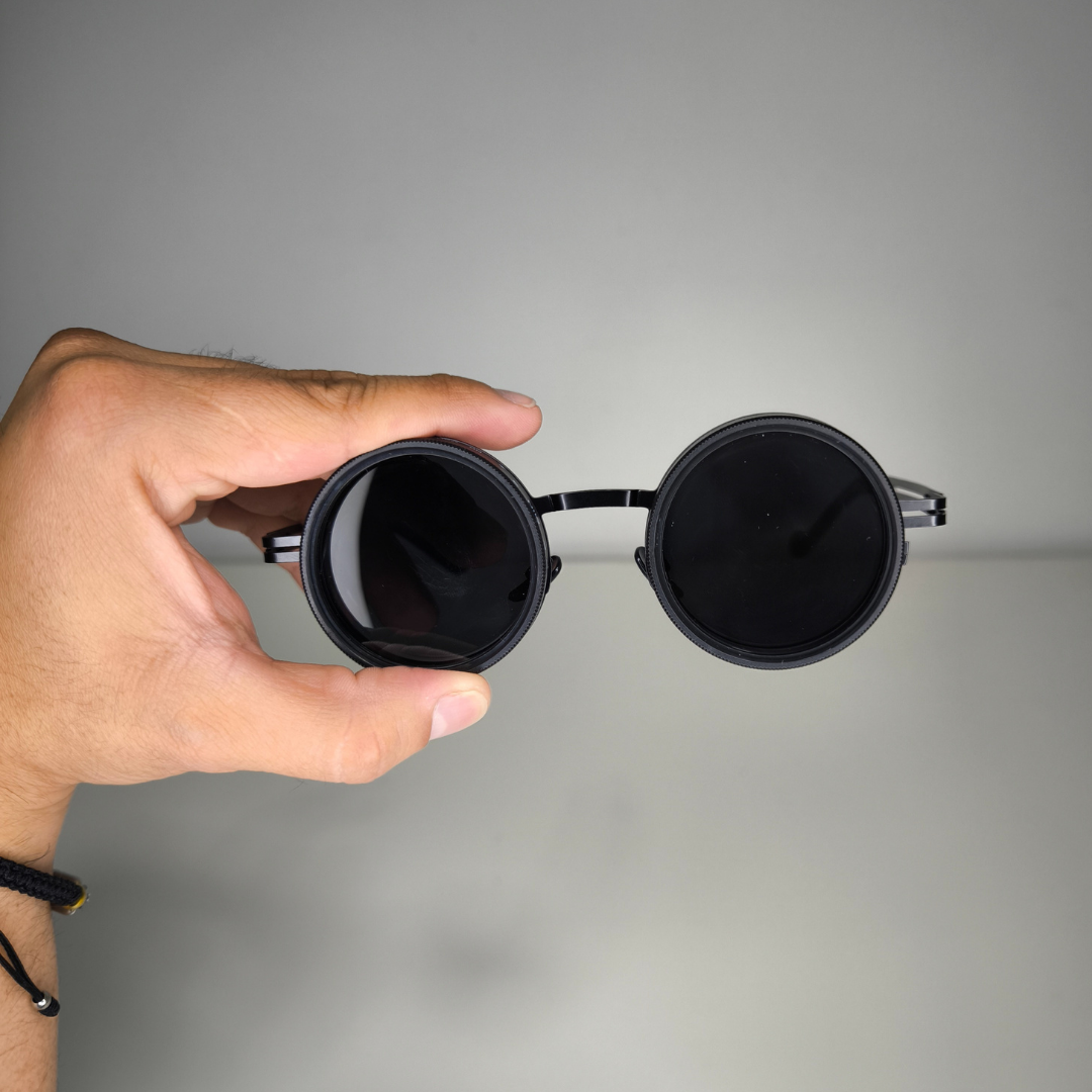 Gafas Retro de Polarización Ajustable