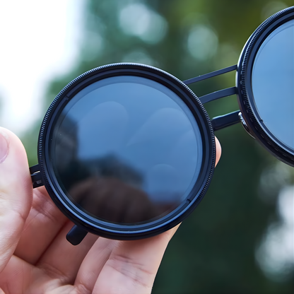 Gafas Retro de Polarización Ajustable
